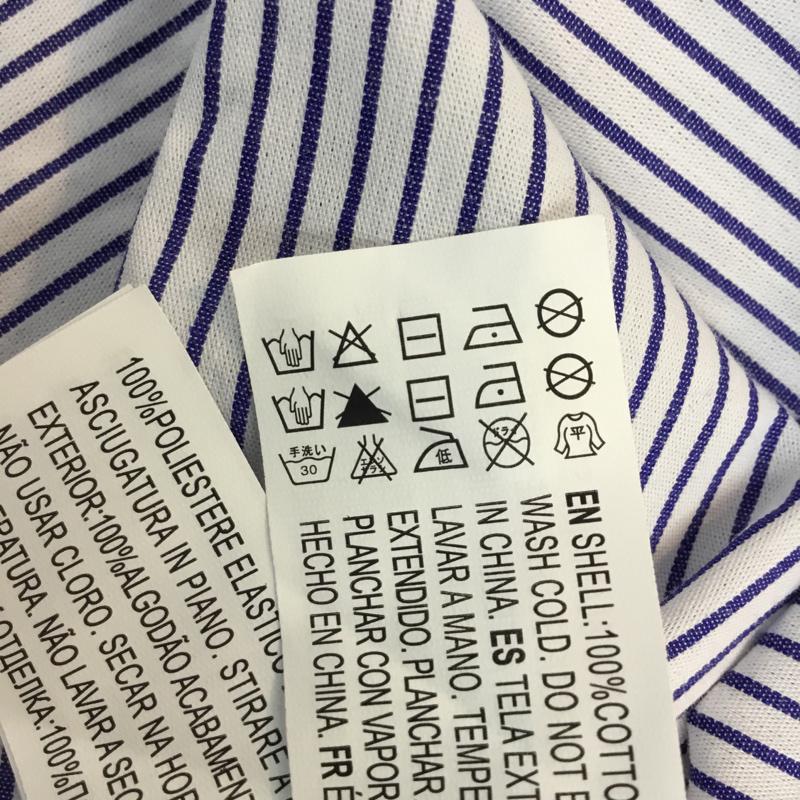 フォーエバー21 FOREVER21 カットソー 半袖 L ストライプ 白 / ホワイト / X 青 / ブルー /  レディース USED 古着 中古 10049229