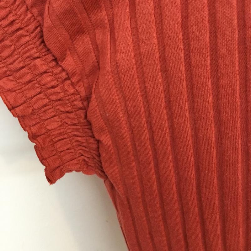 オリーブデオリーブ OLIVE des OLIVE カットソー 半袖 FREE 無地 えんじ / ワインレッド /  レディース USED 古着 中古 10049230