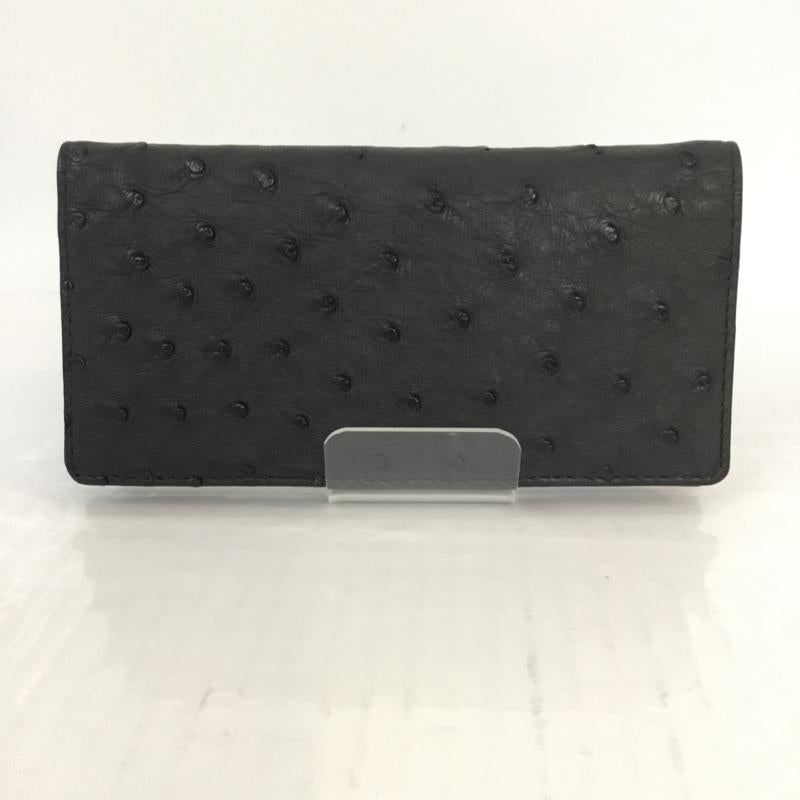 メンズ メンズ 財布 長財布 レザー カードケース 黒 / ブラック / メンズ USED 古着 中古 10049270