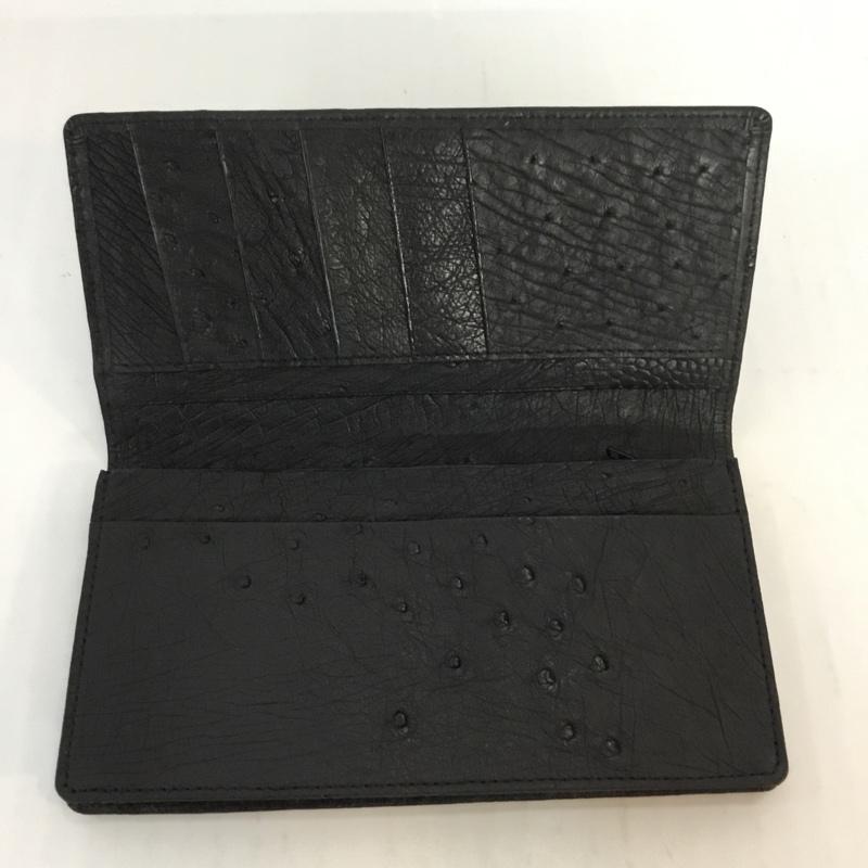 メンズ メンズ 財布 長財布 レザー カードケース 黒 / ブラック / メンズ USED 古着 中古 10049270