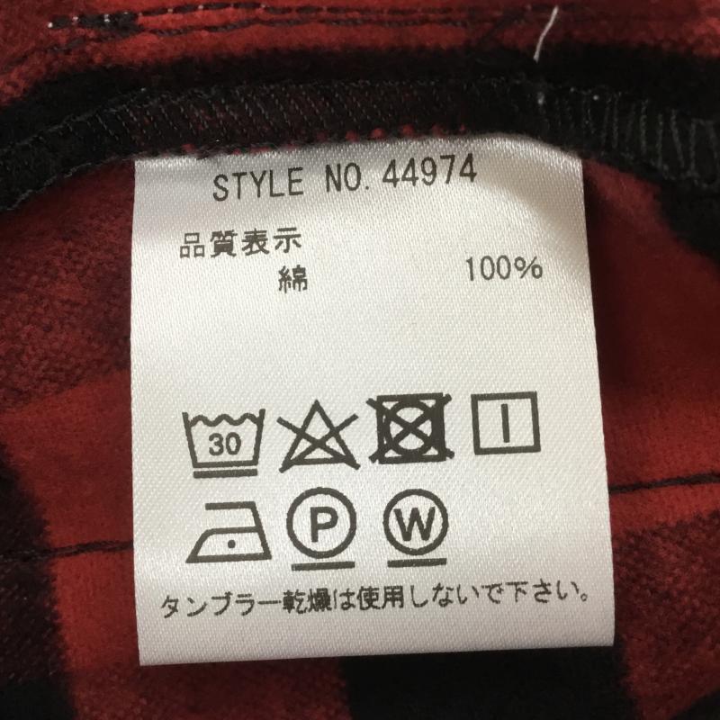 ジョンソン ウーレン ミルズ Johnson Woolen Mills ボトムス ボトムス L チェック 黒 / ブラック / X 赤 / レッド / メンズ USED 古着 中古 10049284