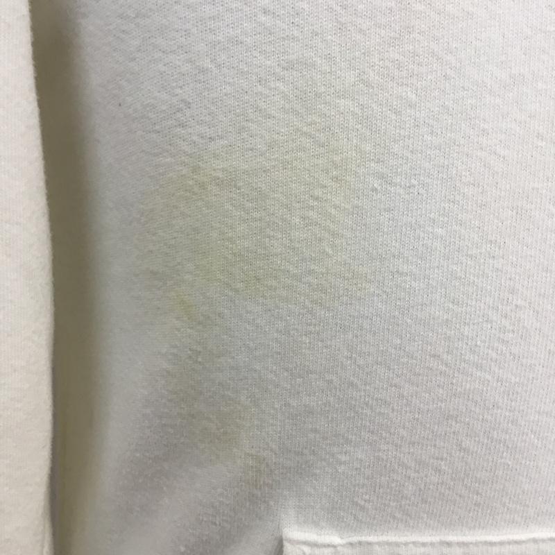 アメリカンアパレル American Apparel パーカー 長袖 フルジップ S 無地 白 / ホワイト / メンズ USED 古着 中古 10049691