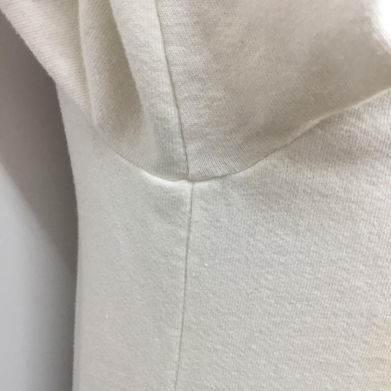 アメリカンアパレル American Apparel パーカー 長袖 フルジップ S 無地 白 / ホワイト / メンズ USED 古着 中古 10049691