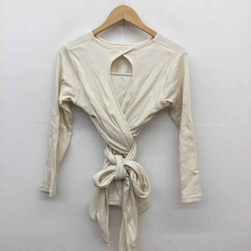 フリークスストア FREAK'S STORE カットソー 長袖 ウエストリボンカットソー FREE 白 / ホワイト /  レディース USED 古着 中古 10049917