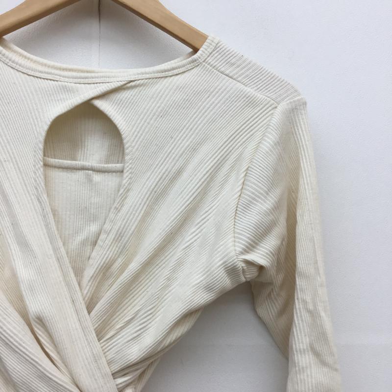 フリークスストア FREAK'S STORE カットソー 長袖 ウエストリボンカットソー FREE 白 / ホワイト /  レディース USED 古着 中古 10049917