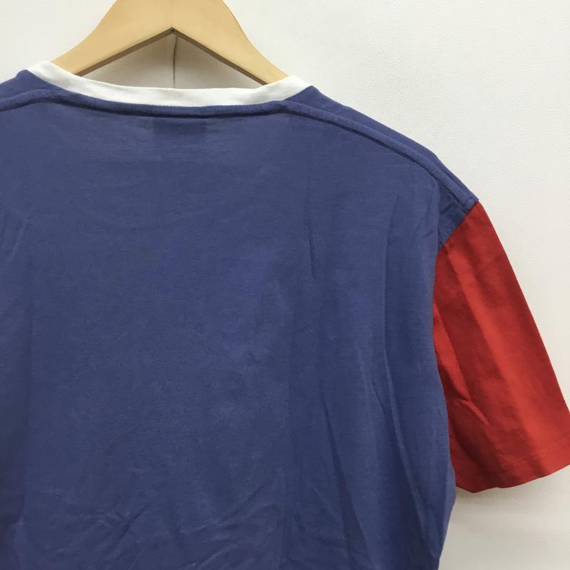 フィフティーファイブディーエスエル 55DSL Tシャツ 半袖 XL ロゴ、文字 青 / ブルー / X 赤 / レッド / メンズ USED 古着 中古 10049985