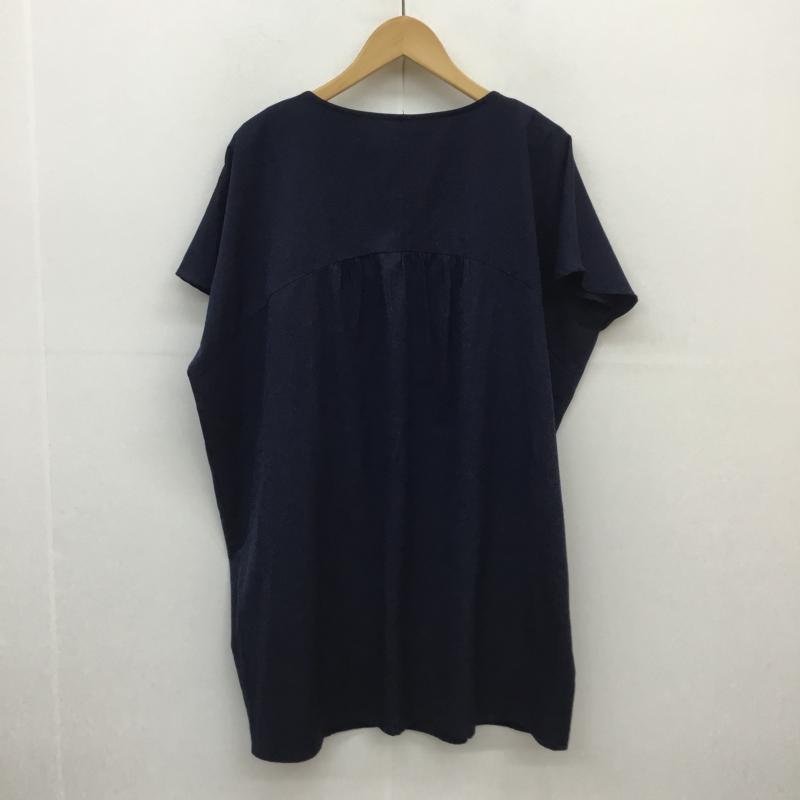 アルシーヴ archives チュニック 半袖 M 紺 / ネイビー / レディース USED 古着 中古 10050071