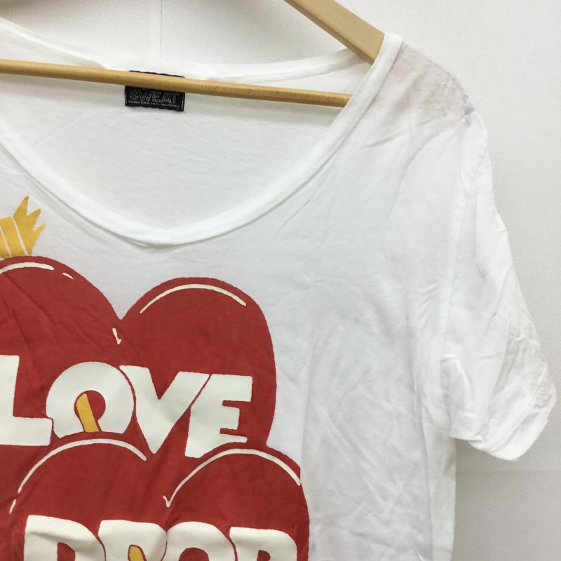 アールエヌエースウェット RNA SWEAT Tシャツ 半袖 M プリント 白 / ホワイト / レディース USED 古着 中古 10050293