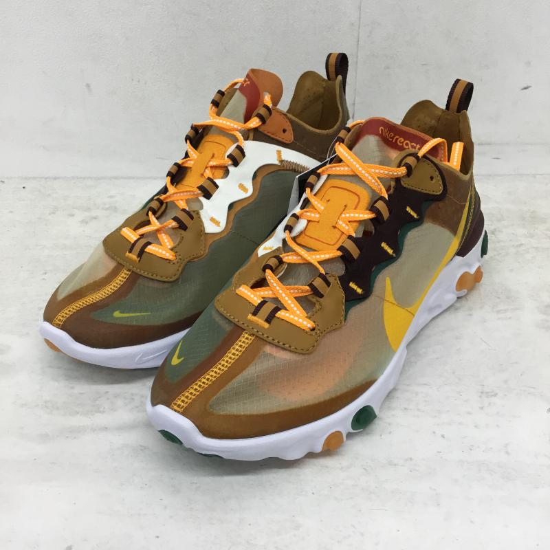 ナイキ NIKE スニーカー スニーカー REACT ELEMENT 87 CJ6897-113 26.0cm 茶 / ブラウン / メンズ USED 古着 中古 10050359