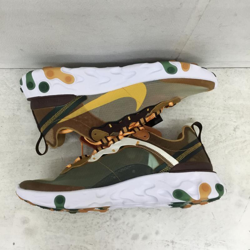 ナイキ NIKE スニーカー スニーカー REACT ELEMENT 87 CJ6897-113 26.0cm 茶 / ブラウン / メンズ USED 古着 中古 10050359