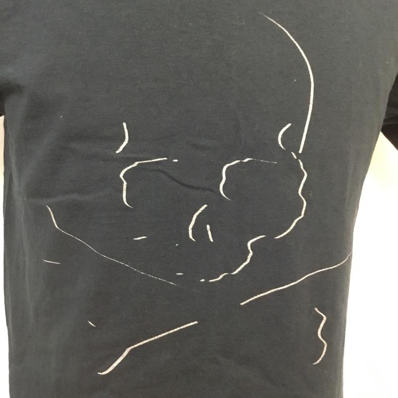 マスターマインド mastermind JAPAN Tシャツ 半袖 バックプリント 穴あき加工 S ダメージ加工 黒 / ブラック / メンズ USED 古着 中古 10050532