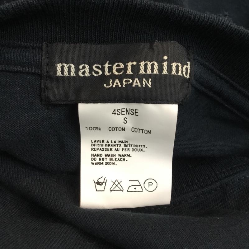 マスターマインド mastermind JAPAN Tシャツ 半袖 バックプリント 穴あき加工 S ダメージ加工 黒 / ブラック / メンズ USED 古着 中古 10050532