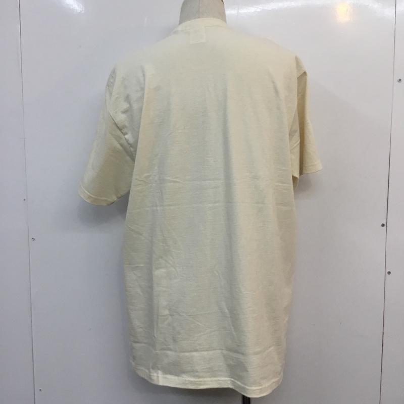 シュプリーム Supreme Tシャツ 半袖 Cross Box Logo Tee クロス ボックスロゴ 20AW FW NATURAL ナチュラル L ロゴ、文字 アイボリー / アイボリー / メンズ USED 古着 中古 10050731