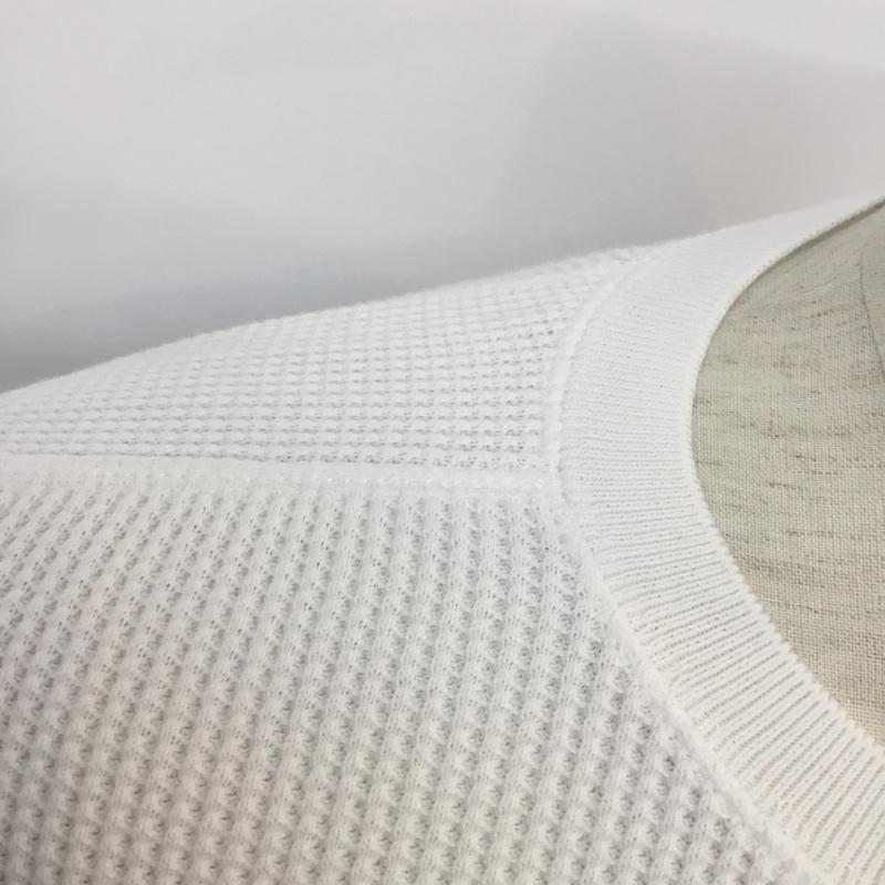 ピルグリム PILGRIM Tシャツ 長袖 ワッフル地 サーマル タグ付き M 無地 白 / ホワイト / メンズ USED 古着 中古 10050771