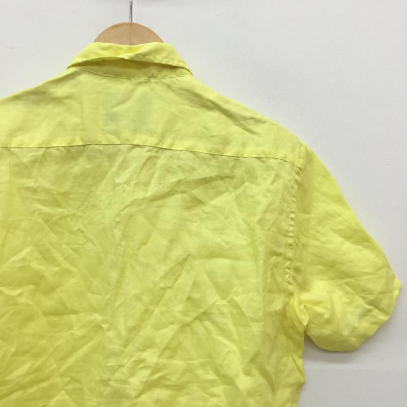 アヴィレックス AVIREX シャツ、ブラウス 半袖 L 黄 / イエロー / メンズ USED 古着 中古 10050785