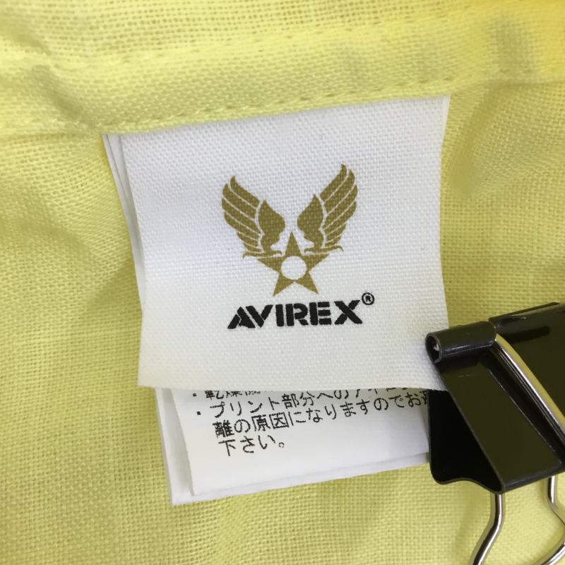 アヴィレックス AVIREX シャツ、ブラウス 半袖 L 黄 / イエロー / メンズ USED 古着 中古 10050785