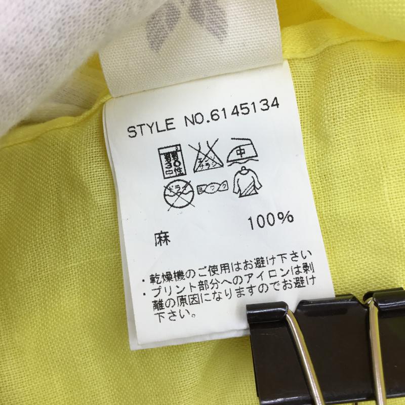 アヴィレックス AVIREX シャツ、ブラウス 半袖 L 黄 / イエロー / メンズ USED 古着 中古 10050785