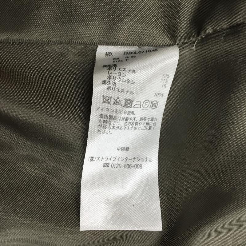 イェッカ ヴェッカ YECCA VECCA ジャケット、上着 ジャケット、ブレザー P.チェック柄テーラードジャケット FREE 黒 / ブラック / X 灰 / グレー / レディース USED 古着 中古 10050803