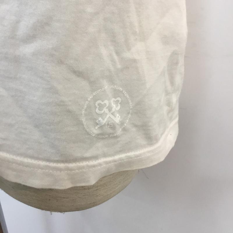 ホワイトライン WHITE LINE Tシャツ 半袖 クルーネック 3 ボーダー柄 白 / ホワイト / X 青 / ブルー / X 紫 / パープル / X 紺 / ネイビー / メンズ USED 古着 中古 10050867