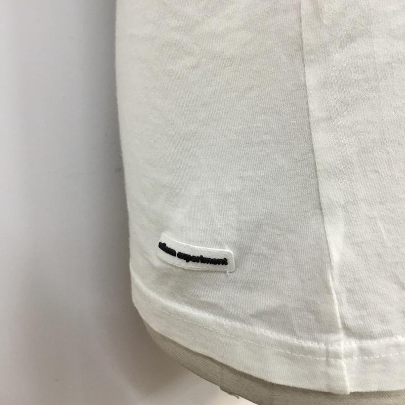 ホワイトライン WHITE LINE Tシャツ 半袖 クルーネック 3 ボーダー柄 白 / ホワイト / X 青 / ブルー / X 紫 / パープル / X 紺 / ネイビー / メンズ USED 古着 中古 10050867
