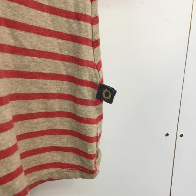 ワンウォッシュ ONEWASH カットソー 七分袖 M ボーダー柄 マルチカラー / マルチカラー / メンズ USED 古着 中古 10050929