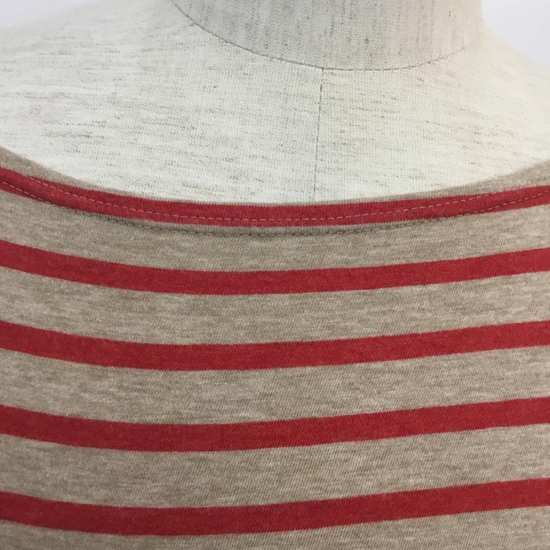 ワンウォッシュ ONEWASH カットソー 七分袖 M ボーダー柄 マルチカラー / マルチカラー / メンズ USED 古着 中古 10050929