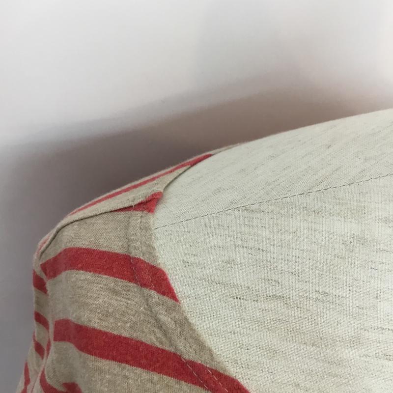 ワンウォッシュ ONEWASH カットソー 七分袖 M ボーダー柄 マルチカラー / マルチカラー / メンズ USED 古着 中古 10050929