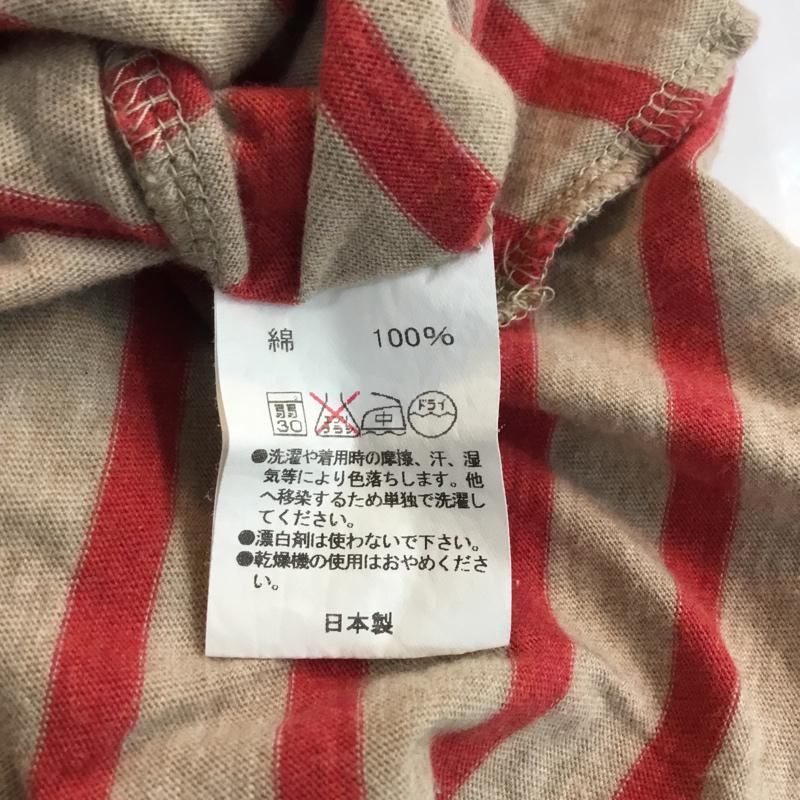 ワンウォッシュ ONEWASH カットソー 七分袖 M ボーダー柄 マルチカラー / マルチカラー / メンズ USED 古着 中古 10050929