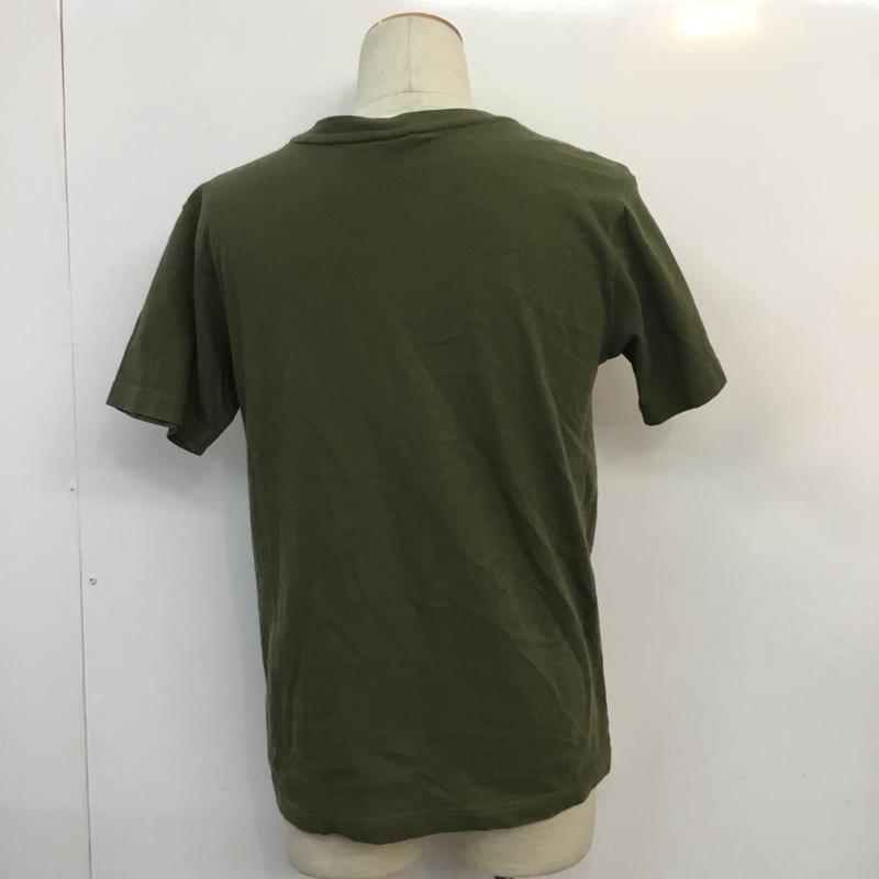 チャンピオン Campion Tシャツ 半袖 M 無地 カーキ / カーキ / メンズ USED 古着 中古 10050955