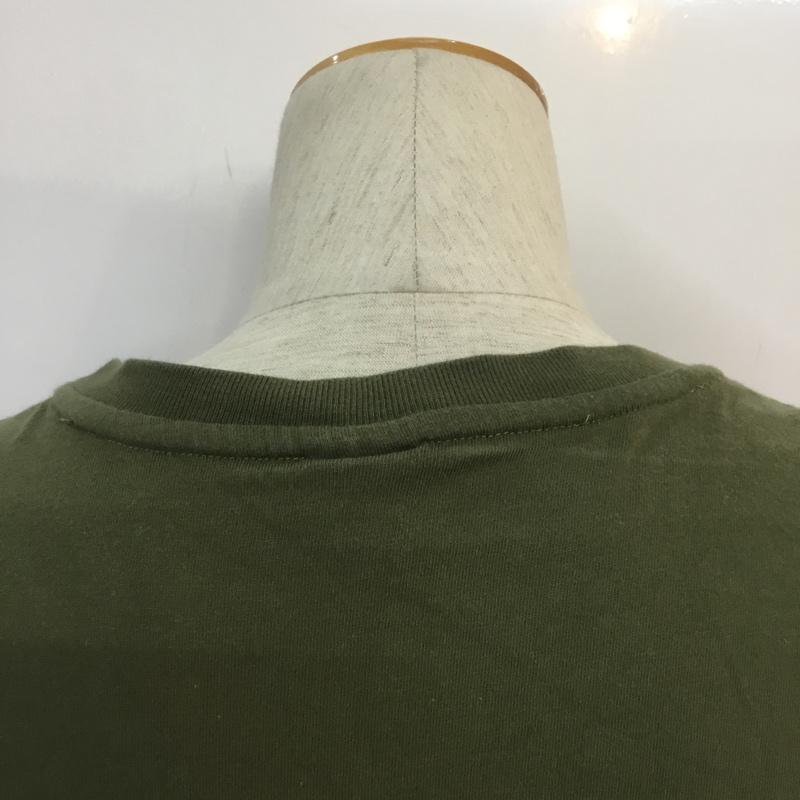 チャンピオン Campion Tシャツ 半袖 M 無地 カーキ / カーキ / メンズ USED 古着 中古 10050955