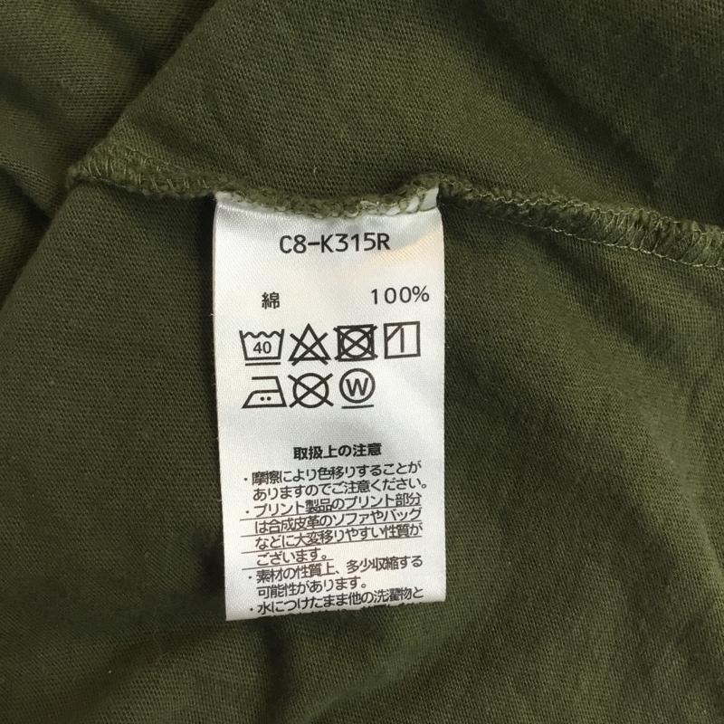 チャンピオン Campion Tシャツ 半袖 M 無地 カーキ / カーキ / メンズ USED 古着 中古 10050955
