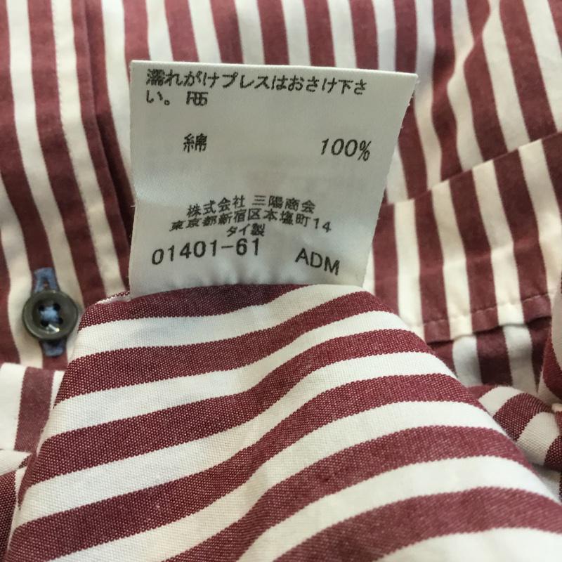 バーバリーブラックレーベル BURBERRY BLACK LABEL シャツ、ブラウス 長袖 ストライプ マルチカラー / マルチカラー / メンズ USED 古着 中古 10050983