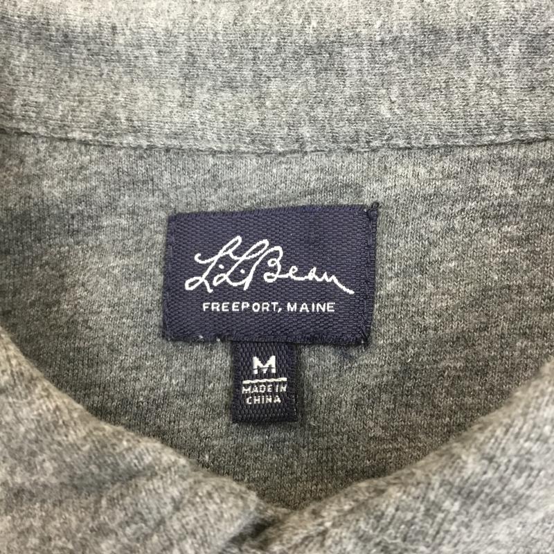 エルエルビーン L.L.Bean ポロシャツ 半袖 M 灰 / グレー / メンズ USED 古着 中古 10051391