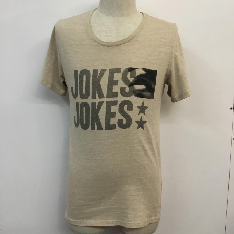 シップスジェットブルー SHIPS JET BLUE Tシャツ 半袖 クルーネック M プリント ベージュ / ベージュ / メンズ USED 古着 中古 10051416