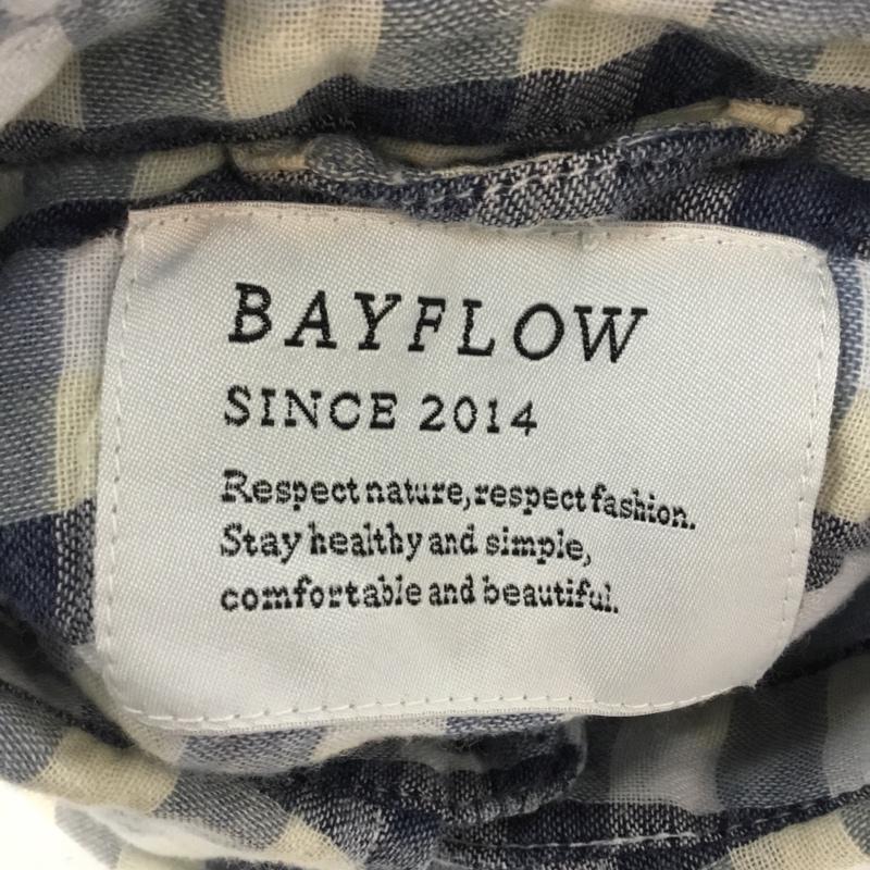 ベイフロー BAYFLOW シャツ、ブラウス 長袖 ガーゼチェックシャツ タグ付 S チェック マルチカラー / マルチカラー / メンズ USED 古着 中古 10051780
