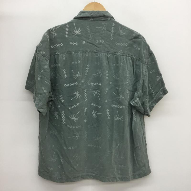 ユーズドクロージング used clothes シャツ、ブラウス 半袖 レーヨン 半そでシャツ S 緑 / グリーン / メンズ USED 古着 中古 10051797