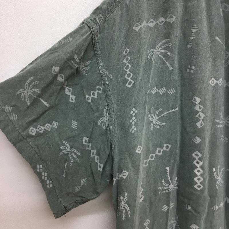 ユーズドクロージング used clothes シャツ、ブラウス 半袖 レーヨン 半そでシャツ S 緑 / グリーン / メンズ USED 古着 中古 10051797