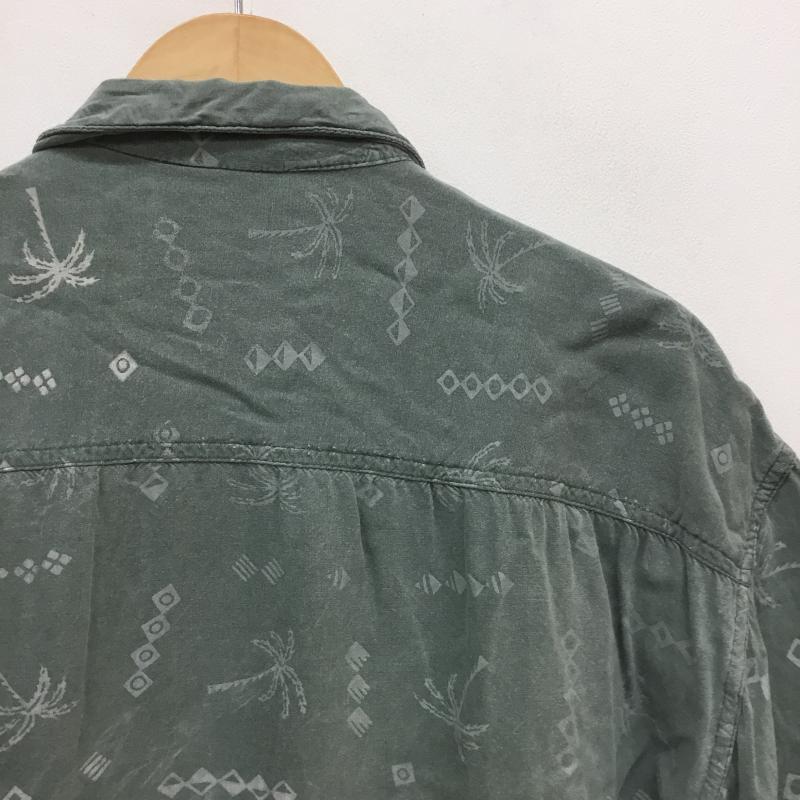 ユーズドクロージング used clothes シャツ、ブラウス 半袖 レーヨン 半そでシャツ S 緑 / グリーン / メンズ USED 古着 中古 10051797