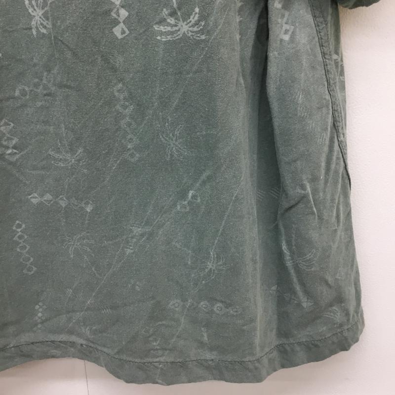 ユーズドクロージング used clothes シャツ、ブラウス 半袖 レーヨン 半そでシャツ S 緑 / グリーン / メンズ USED 古着 中古 10051797