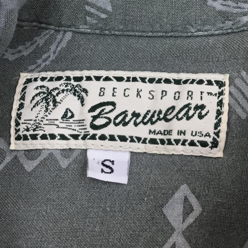 ユーズドクロージング used clothes シャツ、ブラウス 半袖 レーヨン 半そでシャツ S 緑 / グリーン / メンズ USED 古着 中古 10051797