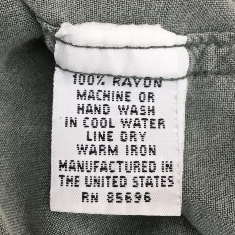 ユーズドクロージング used clothes シャツ、ブラウス 半袖 レーヨン 半そでシャツ S 緑 / グリーン / メンズ USED 古着 中古 10051797