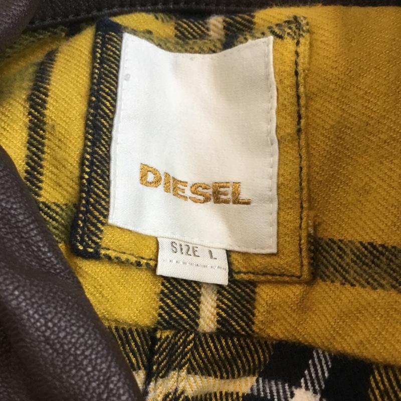 ディーゼル DIESEL シャツ、ブラウス 長袖 L チェック マルチカラー / マルチカラー / メンズ USED 古着 中古 10052048