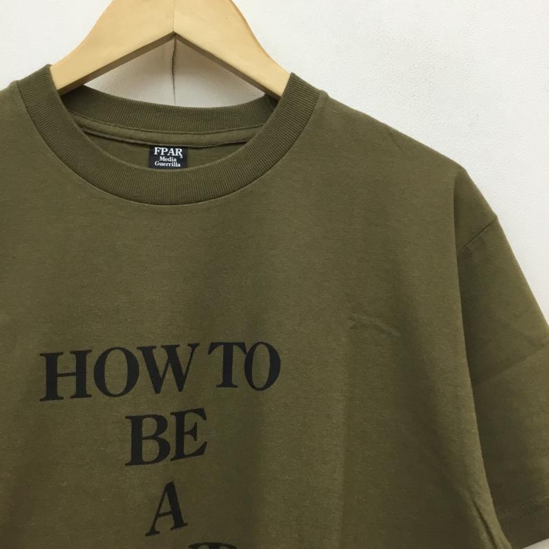 フォーティーパーセントアゲインストライツ FORTY PERCENTS AGAINST RIGHTS Tシャツ 半袖 × MADNESS コラボTee 2 ロゴ、文字 カーキ / カーキ / メンズ USED 古着 中古 10052231