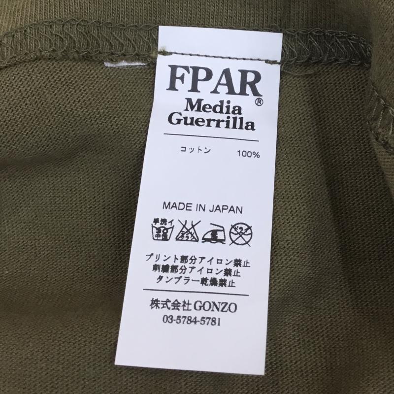 フォーティーパーセントアゲインストライツ FORTY PERCENTS AGAINST RIGHTS Tシャツ 半袖 × MADNESS コラボTee 2 ロゴ、文字 カーキ / カーキ / メンズ USED 古着 中古 10052231
