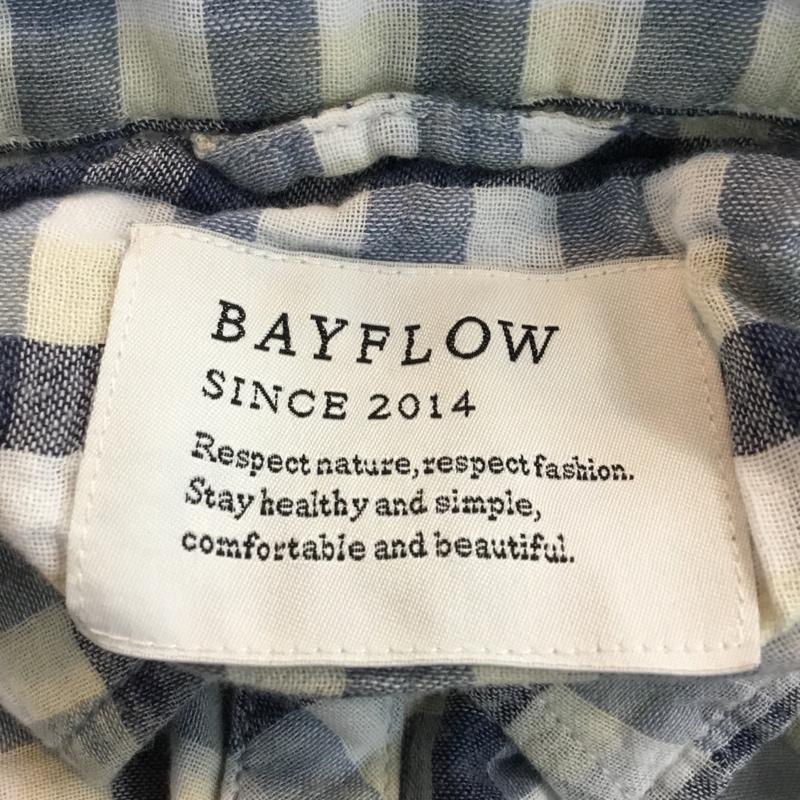 ベイフロー BAYFLOW シャツ、ブラウス 長袖 ガーゼチェックシャツ タグ付 M チェック マルチカラー / マルチカラー / メンズ USED 古着 中古 10052488