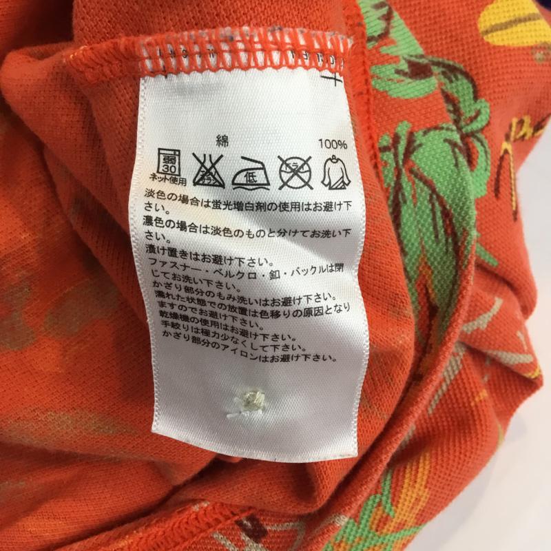 アディダス adidas ポロシャツ 半袖 FREE 総柄 橙 / オレンジ / レディース USED 古着 中古 10052550