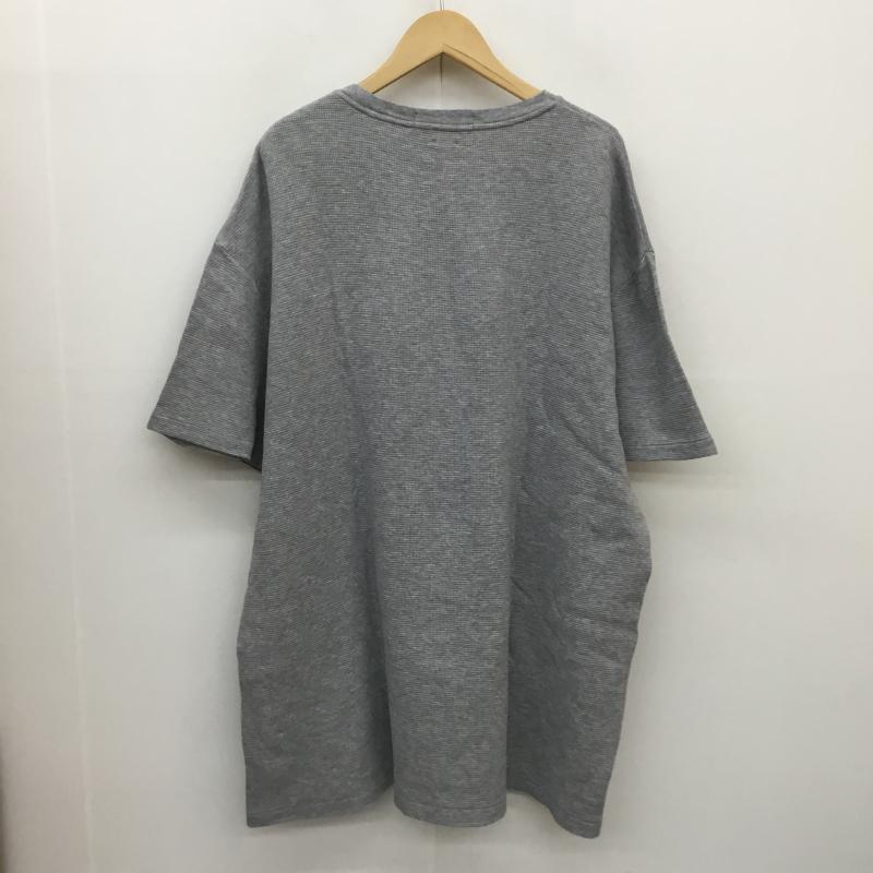 ポロラルフローレン POLO RALPH LAUREN Tシャツ 半袖 × PALACE サーマルTEE WAFFLE POCKET T XXL ワンポイント 灰 / グレー / メンズ USED 古着 中古 10052736