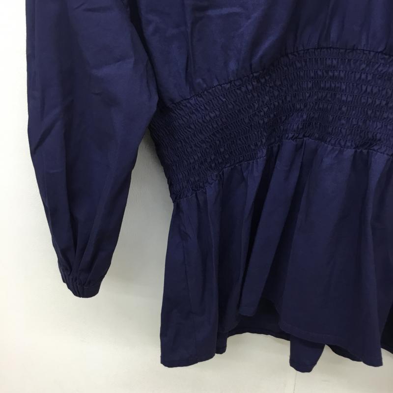 ローリーズファーム LOWRYS FARM カットソー 長袖 L 紺 / ネイビー / レディース USED 古着 中古 10052771