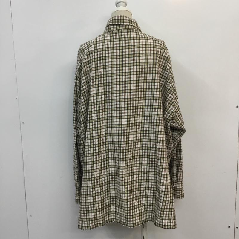 マウジー MOUSSY シャツ、ブラウス 長袖 010AAS30 7050 CLASSIC CHECK BIG SHIRT FREE チェック 白 / ホワイト / X カーキ / カーキ / X 茶 / ブラウン / X マスタード / マスタード / レディース USED 古着 中古 10052848