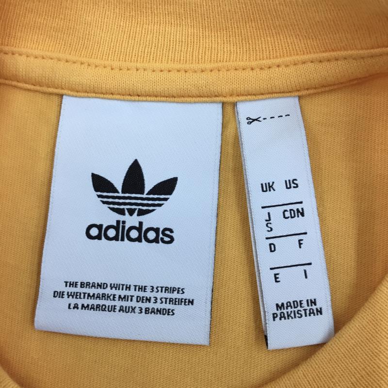 アディダス adidas Tシャツ 半袖 ED6267 S ロゴ、文字 橙 / オレンジ / メンズ USED 古着 中古 10052931